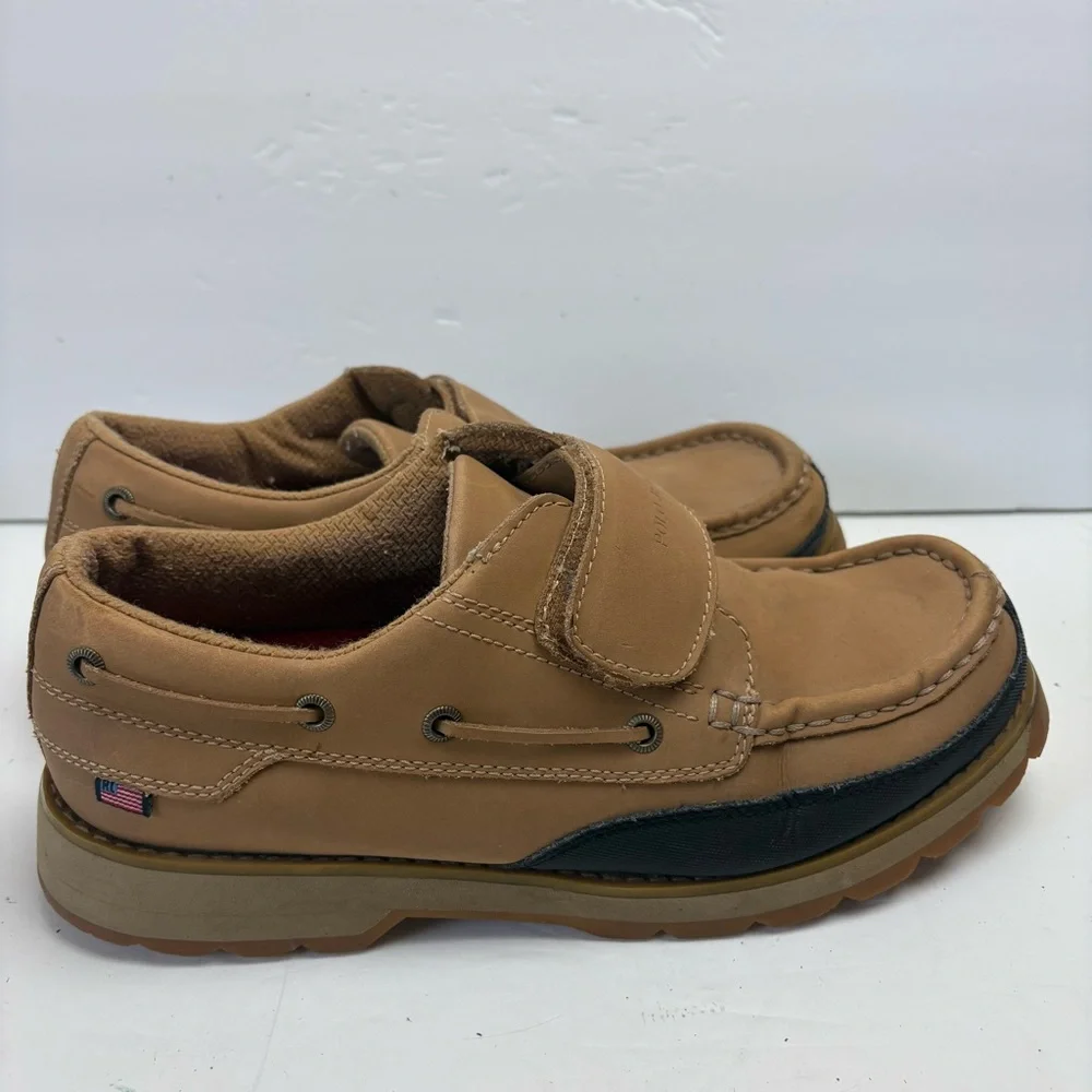 Polo Ralph Lauren Tan Loafers with Moccasin Stitching Men’s size 10.5 D Leather - Picture 6 of 13